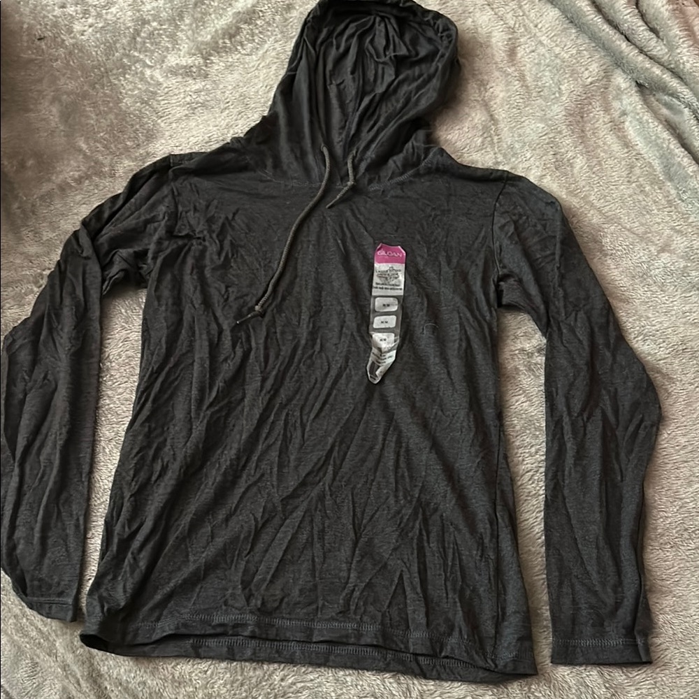 Gildan Dark Gray V-Neck Sweater